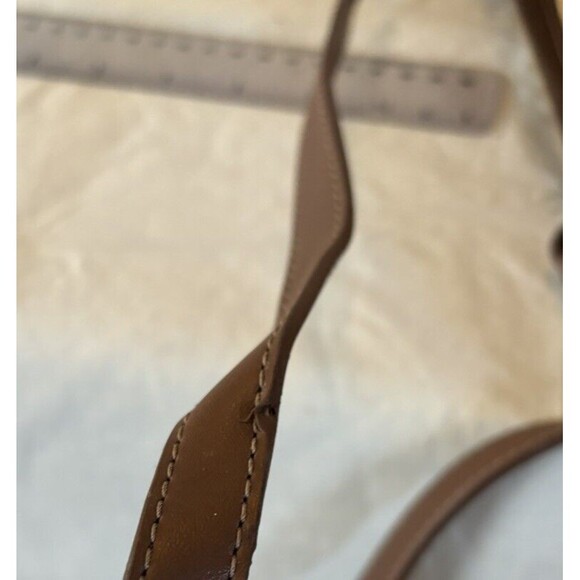 Etienne Aigner Woven Purse Tan And Brown - Picture 7 of 12